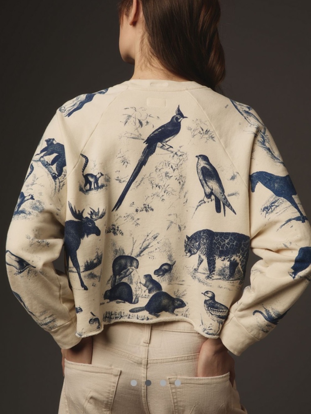 Anthropologie MOTHER Boost Crop Sweatshirt - Picture 3 of 11